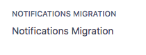 notifications migration sidebar